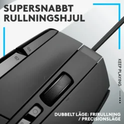 Logitech G 502 X Trådbunden gamingmus Svart