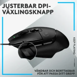 Logitech G 502 X Trådbunden gamingmus Svart