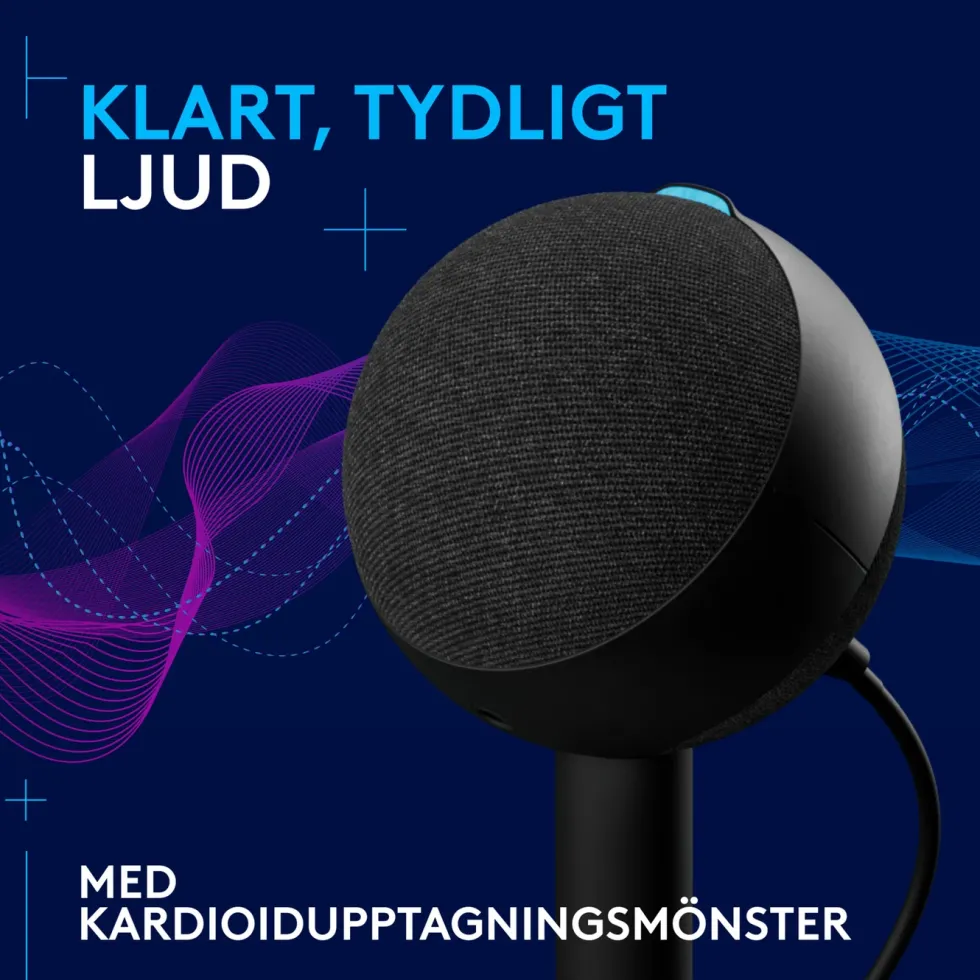 Logitech G Yeti Orb Svart
