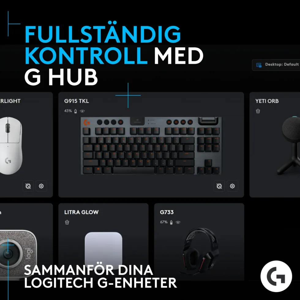 Logitech G Yeti Orb Svart