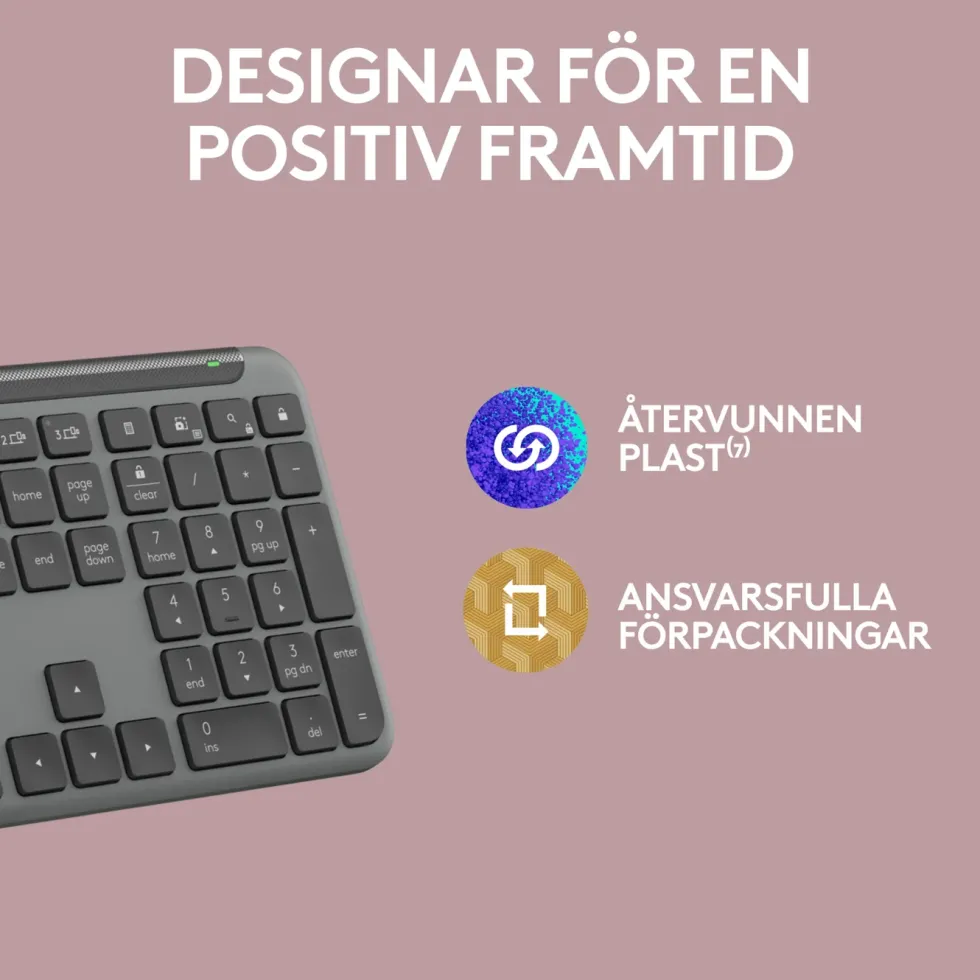 Logitech K950 Signature Slim Trådlöst tangentbord