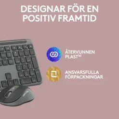 Logitech MK950 Signature Slim Trådlöst tangentbord och mus