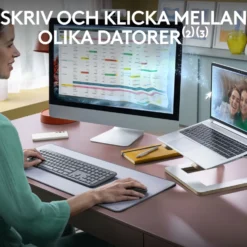 Logitech MK950 Signature Slim Trådlöst tangentbord och mus