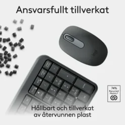 Logitech MK250 Trådlöst tangentbord med mus