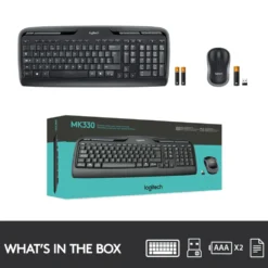 Logitech MK330 Trådlöst tangentbord och mus
