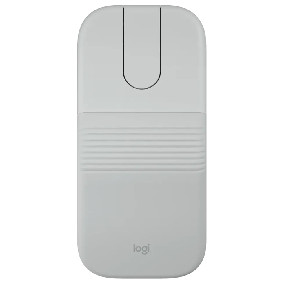 Logitech Mobi Fold hopfällbar trådlös mus Off-white