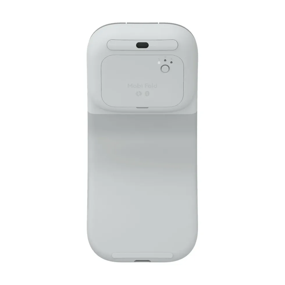 Logitech Mobi Fold hopfällbar trådlös mus Off-white