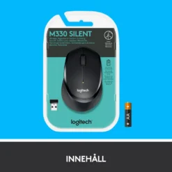 Logitech M330 Silent Tyst trådlös mus