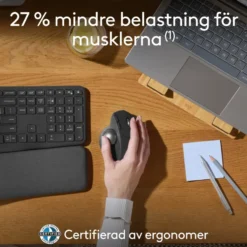 Logitech MX Ergo S Ergonomisk mus med styrkula