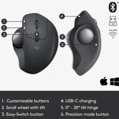 Logitech MX Ergo Trådlös styrkula