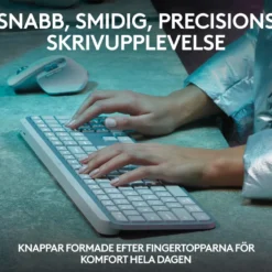 Logitech MX Keys S Trådlöst tangentbord Pale Grey