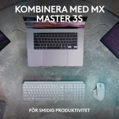Logitech MX Keys S Trådlöst tangentbord Pale Grey