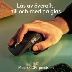 Logitech Mx Master 3s Trådlös datormus Grafit, Bluetooth-utgåva
