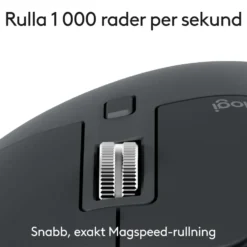 Logitech Mx Master 3s Trådlös datormus Grafit, Bluetooth-utgåva