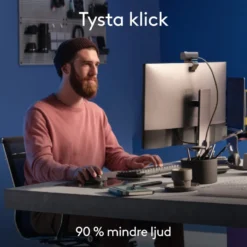 Logitech Mx Master 3s Trådlös datormus Grafit, Bluetooth-utgåva