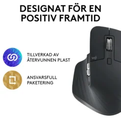 Logitech Mx Master 3s Trådlös datormus Graphite