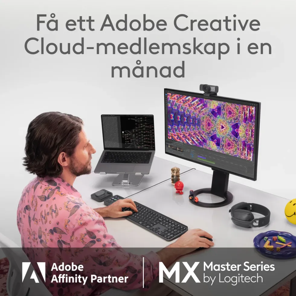 Logitech MX Master 4 Trådlös ergonomisk datormus Graphite