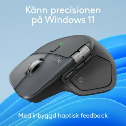 Logitech MX Master 4 Trådlös ergonomisk datormus Graphite