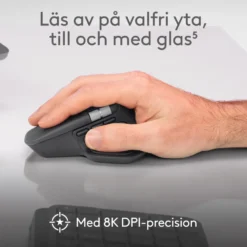 Logitech MX Master 4 Trådlös ergonomisk datormus Graphite