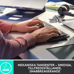 Logitech Mx Mechanical Mini Trådlöst mekaniskt tangentbord Brown Tactile Quiet