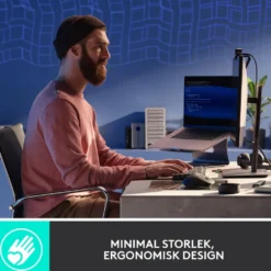 Logitech Mx Mechanical Mini Trådlöst mekaniskt tangentbord Brown Tactile Quiet