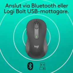 Logitech Signature M650 Trådlös datormus Graphite