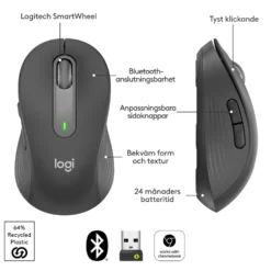 Logitech Signature M650 Trådlös datormus Graphite