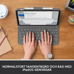 Logitech Slim Folio Tangentbordsfodral för iPad (10:e gen) och iPad (A16)