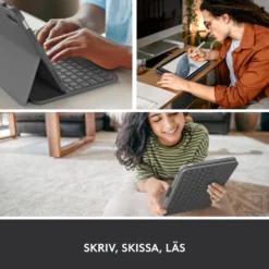 Logitech Slim Folio Tangentbordsfodral för iPad (10:e gen) och iPad (A16)