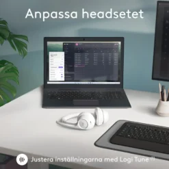 Logitech Zone 300 Trådlöst headset Off-white