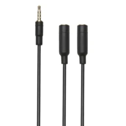 Luxorparts Adapter för datorheadset till mobil, konsol och dator Svart