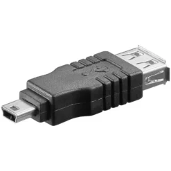 Luxorparts Adapter USB-hona till Mini-USB-hane