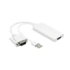 Luxorparts Adapter VGA till HDMI med ljud