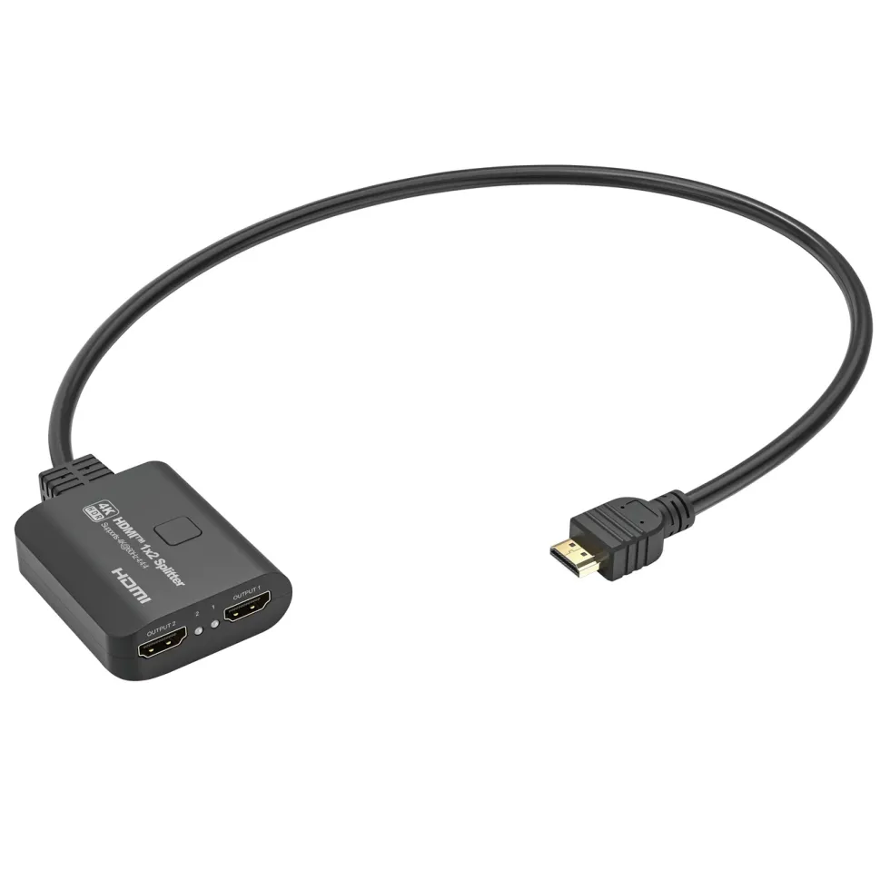 Luxorparts Aktiv HDMI-splitter 2-vägs