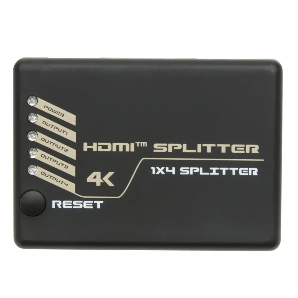 Luxorparts Aktiv HDMI-splitter 4-vägs
