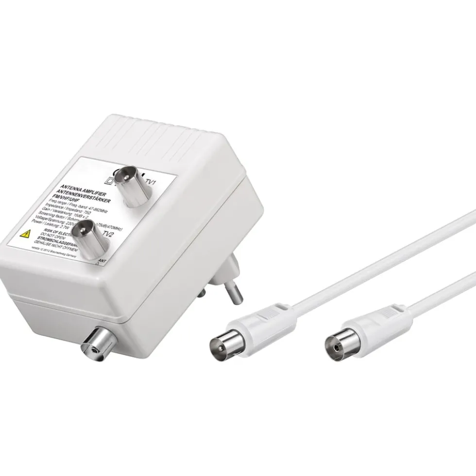 Luxorparts Antennförstärkare 30 dB 2 utgångar