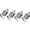 Luxorparts BNC-kontakt Hane för crimpning 4-pack