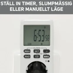 Luxorparts Digital timer 7 dygn