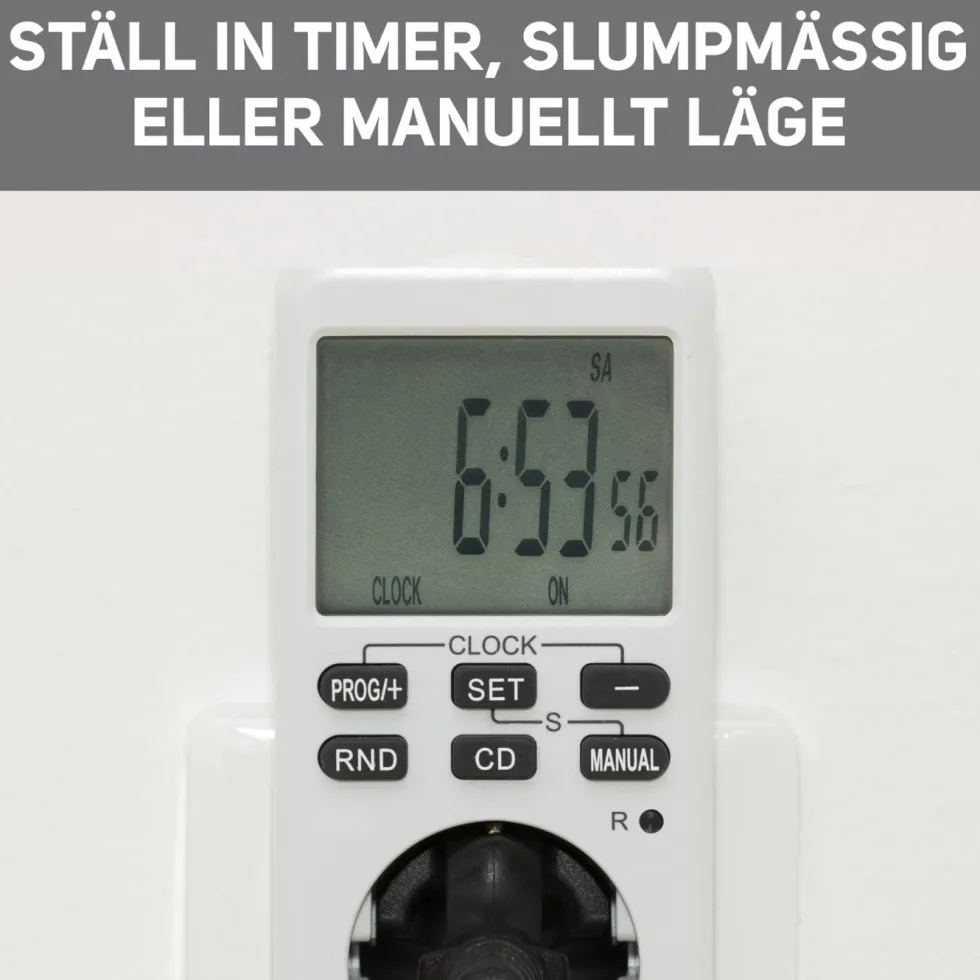 Luxorparts Digital timer 7 dygn
