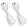 Luxorparts Förlängningskabel Ojordad 2,5 m (EU) 2-pack