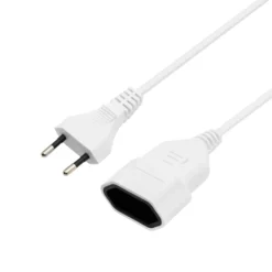 Luxorparts Förlängningskabel Ojordad (EU) 15 cm 5-pack