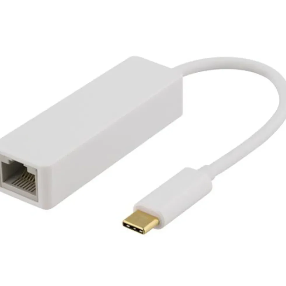 Luxorparts Gigabit-nätverkskort USB-C Vit