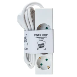 Luxorparts Grenuttag 3-vägs 1 m vit 2-pack