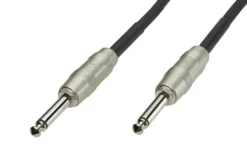 Luxorparts Instrumentkabel 6,3 mm 10 m, Svart