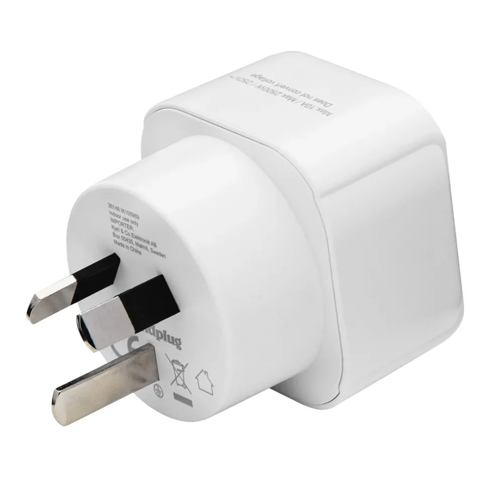 Luxorparts Jordad reseadapter Australien, Kina