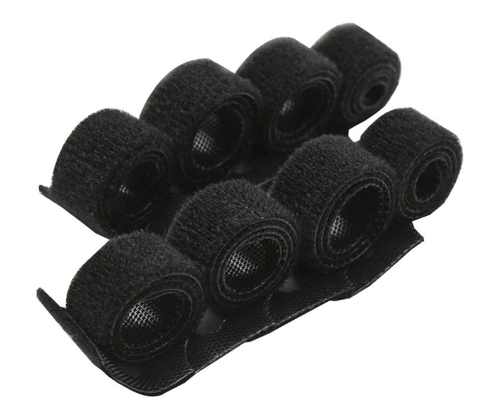 Luxorparts Kabelsamlare 8-pack Svart