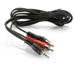 Luxorparts Ljudkabel 3,5 mm till 2x RCA 1,5 m, svart