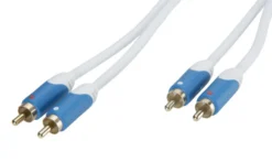 Luxorparts Ljudkabel 2x RCA 0,5 m