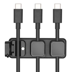 Luxorparts Magnetisk kabelklämma med basplatta Svart (6-pack)