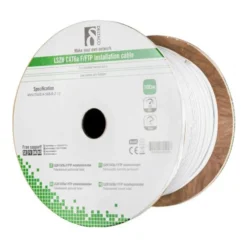Luxorparts Mjuk S/FTP-nätverkskabel Cat. 6 Vit 100 m